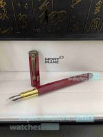 New 2023 Montblanc Heritage Egyptomania Special Edition Vintage Pen Red Gold Fountain